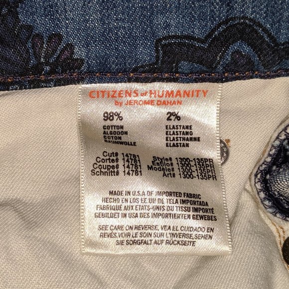 Avedon Paisley Low Rise Skinny Jean - Picture 5 of 14